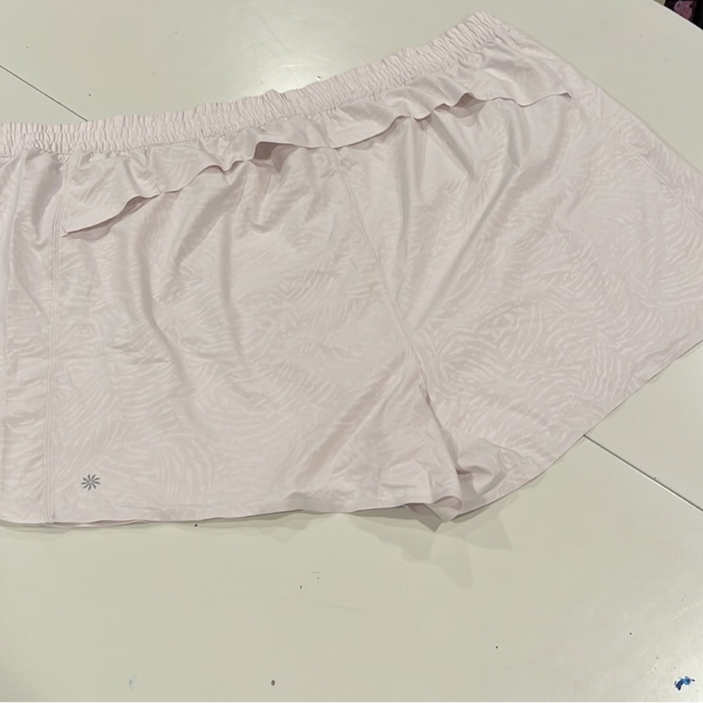 Athleta Women's Athletic Shorts Printed Hustle - Picture 2 of 3